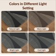 thumbnail image 7 of Design&I 4'x6' Washable Area Rug Black White Geometric Precision Striped Design Elegant Symmetrical Lines and Angles for Reading Nook, Bedroom, Pet Friendly & Non-Slip Built-In Grip, 7 of 7