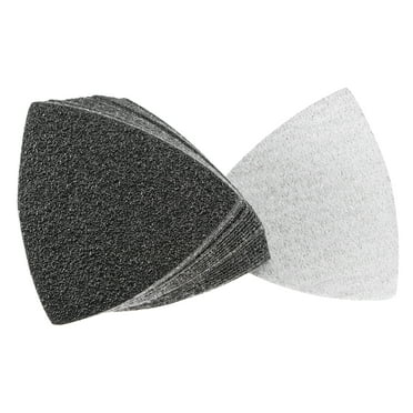 Triangular Sandpaper Hook and Loop Fit 3-1/2" Oscillating Multi-Tool Silicon Carbide for Wet/Dry 60 Grit 30pcs