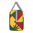 thumbnail image 5 of Insulated Lunch Tote Bag Jamaican-Flag-Leaf Lunch Bag for Women Men Light Grey, 5 of 7