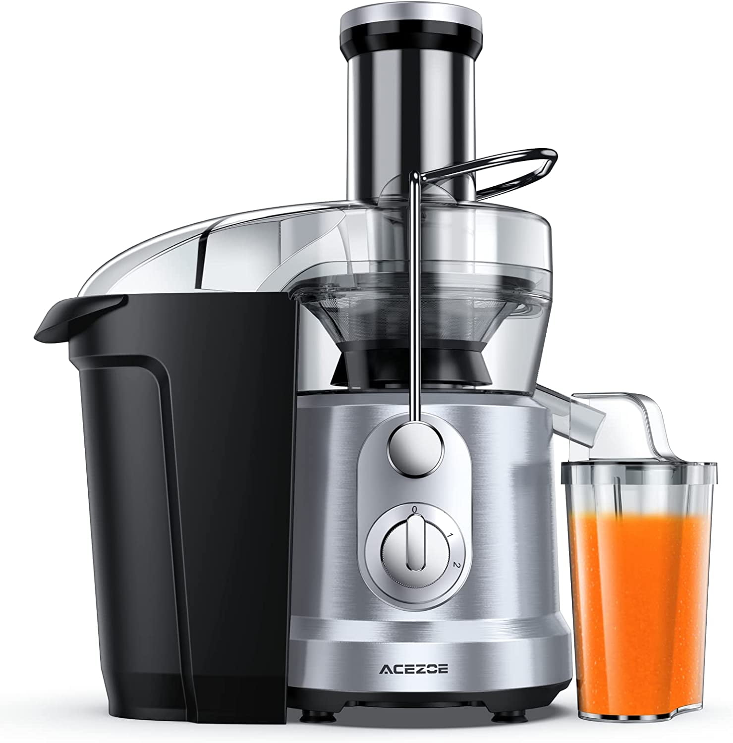 Acezoe Juicer Machines Vegetable and Fruit Power Juicers Extractor with 3&#34; Feed Chute Centrifugal Juicer with Juice Yield Easy to Clean&amp;BPA-Free Dishwasher S - Walmart.com