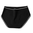 thumbnail image 5 of GigrtiJin High-Waisted Ribbed Briefs for Women Seamless Hipster Underwear Stretchy Panties, 5 of 7
