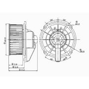 honda passport hvac blower motor