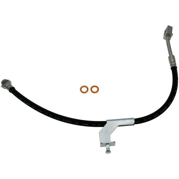 Dorman H38454 Front Passenger Side Brake Hydraulic Hose for Specific Chevrolet / GMC Models Fits select: 1983-1986,1988-1996 CHEVROLET G30