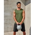 thumbnail image 3 of COOFANDY Men's 2 Par Workout Tank Tops Dry Fit Sleeveless Muscle Gym Shirts Stretch Bodybuilding Tee, 3 of 6