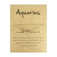 thumbnail image 1 of Dvkptbk A Anklet Twelve Constellation Anklet Alloy 12 Constellation Card Anklet Jewelry, 1 of 1