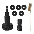 thumbnail image 1 of Eliminación de óxido en los pernos,Herramienta para eliminar el óxido de las ruedas Kit de limpieza del cubo de la rueda,Limpiador de pernos de rueda para llave de impacto de Negro con pincel, 1 of 7