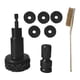 thumbnail image 1 of Herramienta para eliminar óxido de ruedas Kit para renovar cubos de ruedas Limpiador de pernos de ruedas Negro con pincel, 1 of 7
