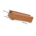 thumbnail image 2 of SHINYPASING Floor Mirror Stand Base Only 1Pcs in Teak Wood for Anti-Slip Stability, 2 of 6
