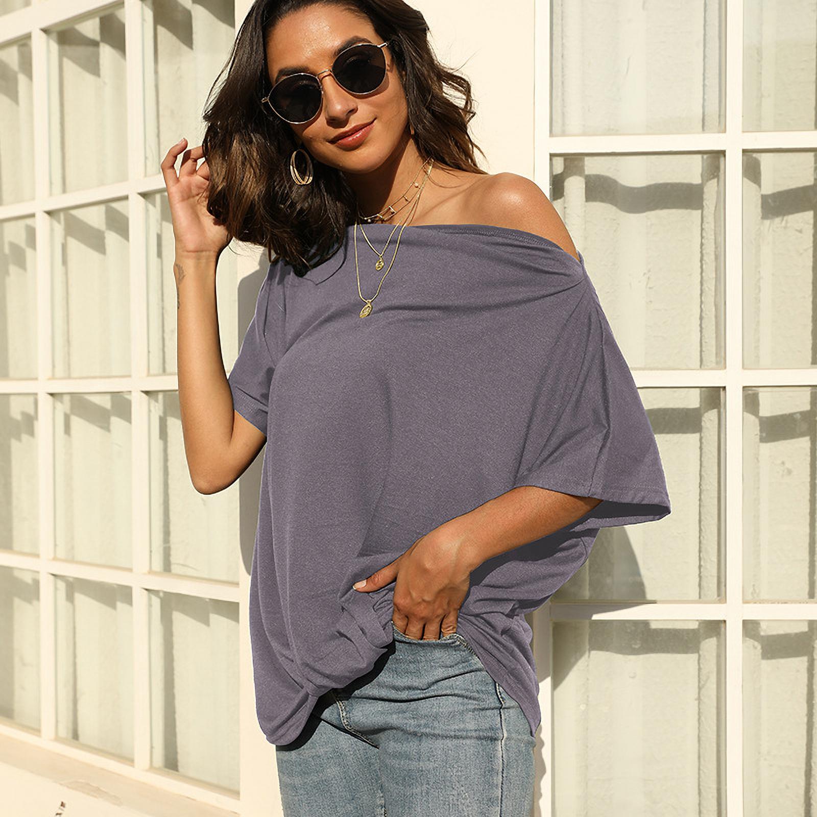 TODAYFUL - todayful 新品 Offshoulder Combination TOPS Spring and summer solid color off-shoulder shirt for women