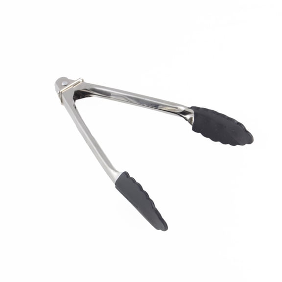 Excellante 7" locking utility tong, silicone tips, comes in each