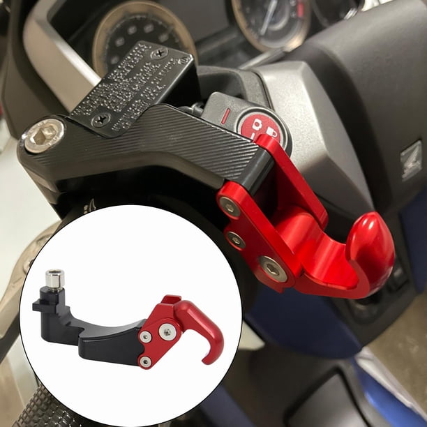 Bolsa de almacenamiento para motocicleta Yotijar soporte rojo aleación de aluminio para casco
