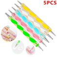 thumbnail image 1 of maskred 5pcs/Set Art Parsemé Stylo Marbré Cristal Spirale Parsemé Stylo Manucure Outil, 1 of 1