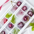 thumbnail image 5 of SDJMa Ice Cube Trays 4 Pack, Easy-Release Silicone Bottom 14-Ice Cube Maker with Spill-Resistant Removable Lid, BPA Free, for Cocktail, Freezer, Stackable Ice Trays with Covers, 5 of 7