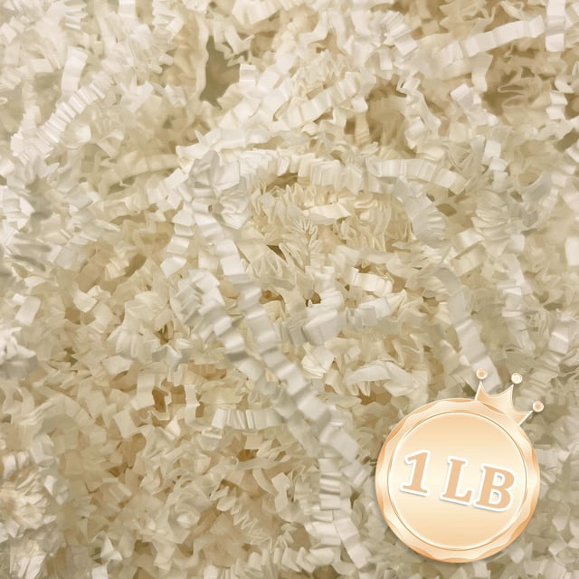 Relleno de trozos de papel arrugado, 454 g, color beige Zankubom