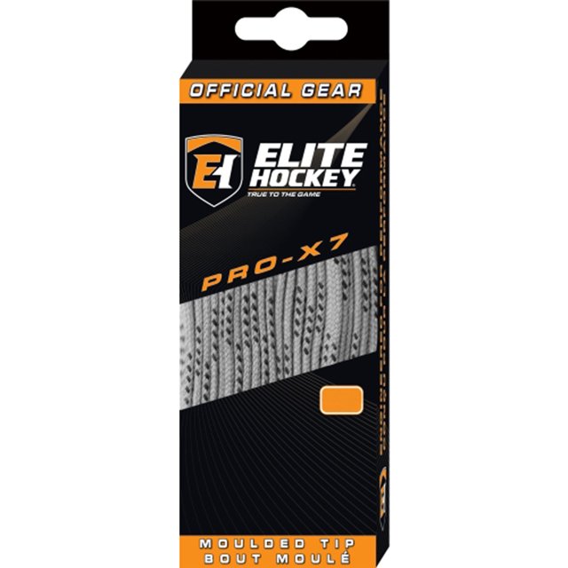 Elite Hockey Pro-X7 Cordones Para Patines (X7-Plata 72"")