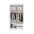thumbnail image 2 of Ropero Closet Moderno 4 Puertas y 2 Cajones NT6010 Blanco, 2 of 4