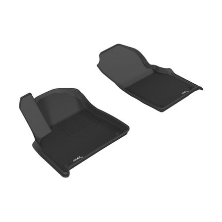 3D Maxpider 2022-2024 Fits Acura MDX 1st Row Kagu Carbon Fiber Embossed Pattern Floor Mat Black L1AC01611509