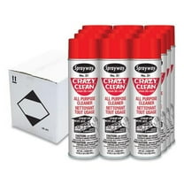 Sprayway Crazy Clean All Purpose Cleaner, Floral Scent, 19 oz Aerosol Spray, Dozen
