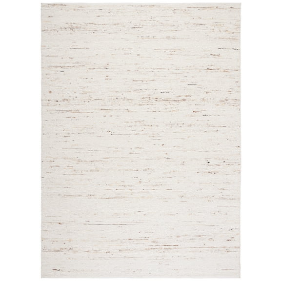 SAFAVIEH Natura Burton Distressed Area Rug, Ivory/Light Grey, 9' x 12'