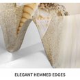 thumbnail image 6 of White Shells Tablecloth Decor Ocean Tropical Beach Conch Starfish Sand Sky Table Cloth Dining Room Kitchen Table Cover 60" X 84" Oblong/Rectangle, 6 of 6