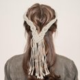thumbnail image 1 of YSNOOWE Para Mujer En Macramé Beige Decorativa Para Eventos Especiales, 1 of 7