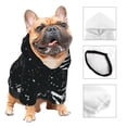 thumbnail image 3 of Fotbe New York City1 Sudadera con Estampado para Perros Pequeños – Suéter con Capucha para Mascotas, Tela Suave de Forro Polar con Bolsillo-X-Small, 3 of 7