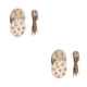 thumbnail image 4 of Naiovety Paquete de 10 colgantes de animales de árbol de puerta con ventana, rebanadas de madera, decoración colgante con cuerda de lino, decoración Huevo de flor 2piezas Naiovety CBP182944, 4 of 6