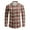 Red, variant on Cloudstyle Men's Lightweight Check Print Button-Down Shirt - Long Sleeve Wrinkle Resistant Casual Top for Everyday Wear