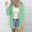 Green, variant on Uaswgudfs ​Women's Oversized Knit Cardigan - 3/4 Sleeve Button Front Side Pockets Casual & Office Wear