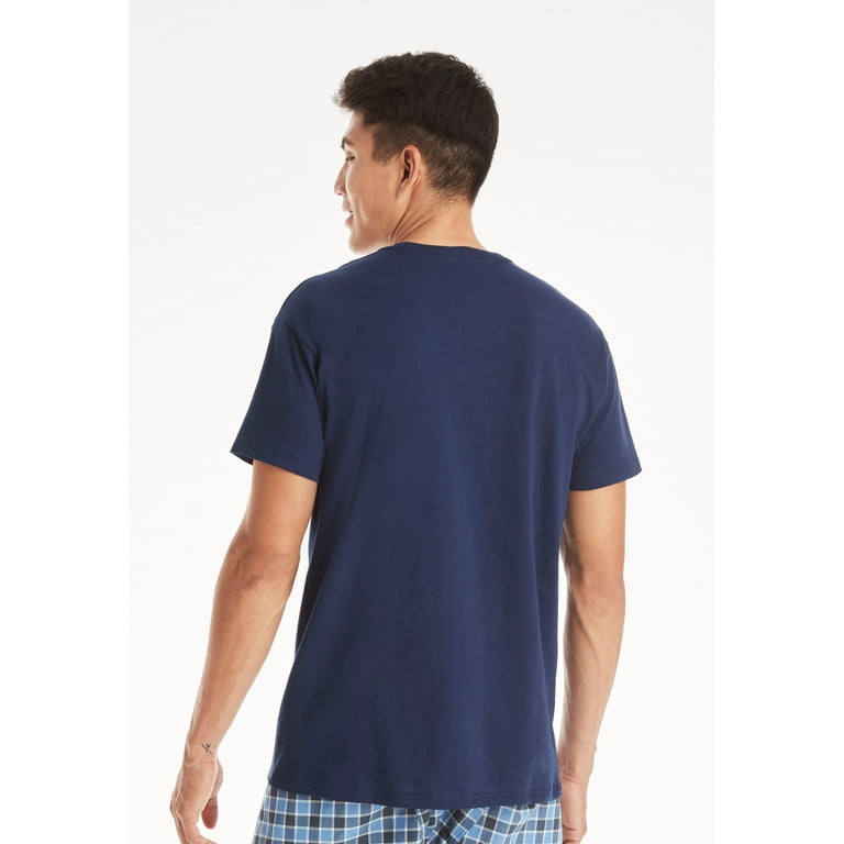 Hanes Men's Value Pack Assorted Pocket T-Shirt Undershirts, 6 Pack 