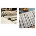 thumbnail image 2 of Door Mat Dirt Trapper,Fashion Area Rugs Mediterranean Style Cotton Kitchen Oblong Shape Multi-Usage Non-Slip,Gray, 2 of 3
