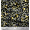 thumbnail image 2 of Soimoi Polyester Crepe Fabric Geometric Small Printed Fabric 1 Yard 42 Inch Wide, 2 of 3