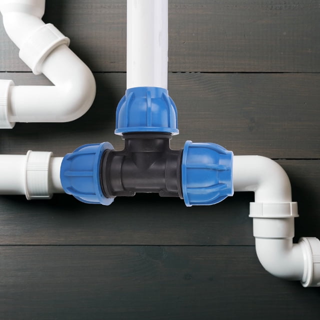 Conector de tubería de agua Jadeshay plástico PE 32 mm