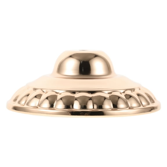 OUNONA Round Metal Base Desk Lamp Base Holder Metal Base for Table Lamp Replacement Desk Lamp Base Part