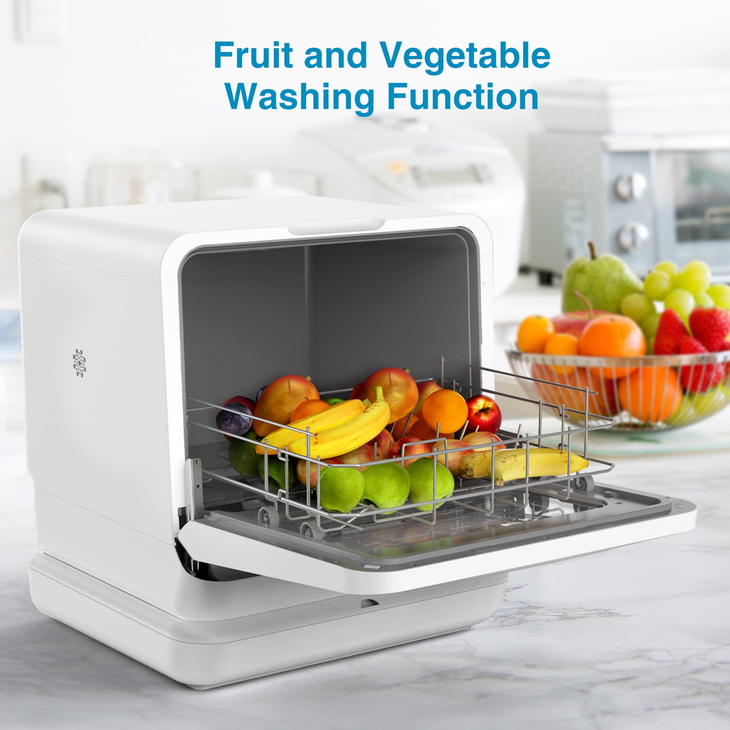 Buy MOOSOO Countertop Dishwasher, with 7.5Liter Builtin Water Tank