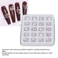 thumbnail image 4 of Luxury Nail Rhinestone Set 20pcs Dazzling and Charming, Premium Material ABS Portable Easy to Use, Nail Art Decorations Box for Manicure, 4 of 7
