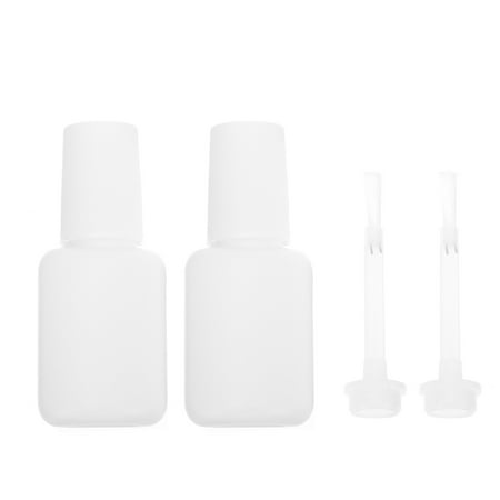 

NUOLUX 11pcs Nail Polish Bottles Empty Bottle with Brush 10ml Nail Glue Nail Oil Jars