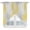 Yellow, variant on Aqua White Kitchen Window Curtains, Swag Curtains Valance for Bedroom Living Room Bathroom, Abstract Grey Chrysanthemum Flower Floral Rod Pocket Window Treatment Curtain Block Drapes 2 Panels 36"x45"