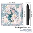 thumbnail image 2 of Flowers Mahjong Mat with Rules, 31.5*31.5in Anti Slip American Mahjong Mat for Table, Noise Reduction, Neoprene Mah jongg Mats with Carrying Bag & 3 Dices, Mahjong Set Gift, Board Tile Games Mats, 2 of 7