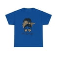thumbnail image 2 of Nurse Life Leopard Messy Bun Hair Glasses Nurse T-Shirt, 2 of 2