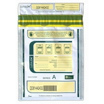 Control Group Tamper-Evident Deposit Bags, 9" x 12", White, Pack Of 100