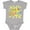 AC-Heather Grey, variant on I Love My Grammy Sun and Rainbow Letters Boys or Girls Baby Bodysuit