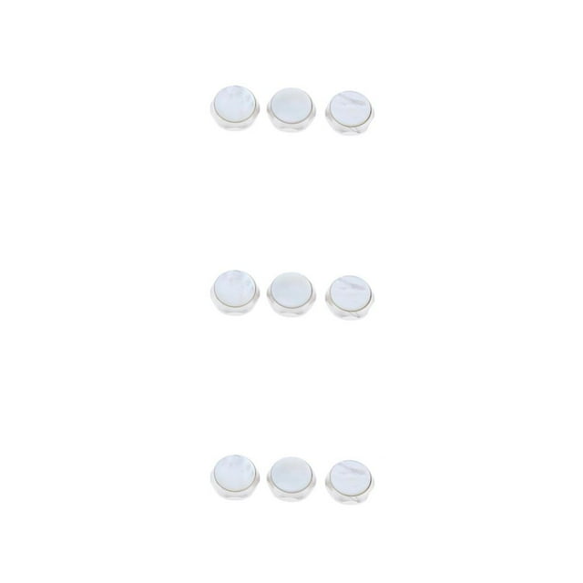 Dalazy 1/2/3/5 Colored Trumpet Finger Buttons Musical Instrument Parts Accessory White 3PCS