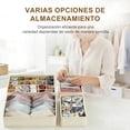 thumbnail image 3 of Organizr de Cajones, 8 Set Organizr Ropa Plegable Multifuncional, Organizres de Ropa Interior lavables, Cajas de Almacenamiento para Clasificar Corbatas, Calcetines(8PCS-Blanco Roto), 3 of 3