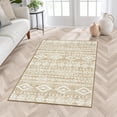 thumbnail image 6 of Moynesa 3'x5' Washable Kitchen Entrance Rug Non Slip,Khaki Entryway Rugs Soft Area Rugs for Living Room, Farmhouse Moroccan Small Carpet for Bathroom Beside Office, 6 of 7