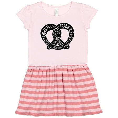 

Inktastic Oktoberfest Pretzel Gift Toddler Girl Dress