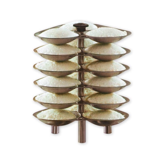 Silver Aluminium Idli Stand - 18 Idlis | For 6.5 Liters & Bigger Pressure Cooker (ID18L)