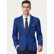 thumbnail image 2 of Blazer de hombre Slim Fit Blazer de un solo botón Traje de baile de graduación Abrigo deportivo Azul marino M, 2 of 6