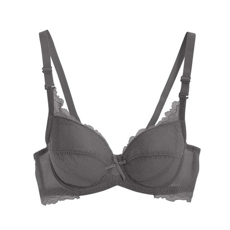 Lovzfmll Daily Wear Bras for Women  Women s Bralette Wireless Padded Bra Top Sexy Lace Patchwork Bra With Breathable and Sagging Lightweight Underwear Everyday Basic Bras Army Green 42/95