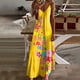 thumbnail image 1 of WILLBEST Vestidos Floreados para Mujer, Vestido Largo Sexi de Verano con Escote En V y Tirantes, Vestido Playero Estampado A La Moda para Vacaciones Chica, 1 of 3
